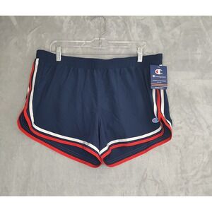Champion Womens XL Navy Blue Double Dry‎ Athletic Running Shorts M5685 NEW